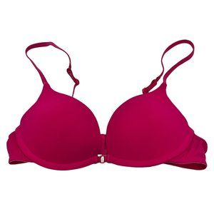 Aerie Red "Charley" Push-Up Women's Bra Sz 32B